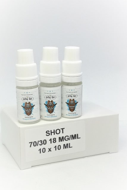 Akcyzowy Shot ArtVap 10 ml op 10 szt 70VG/30PG 18mg