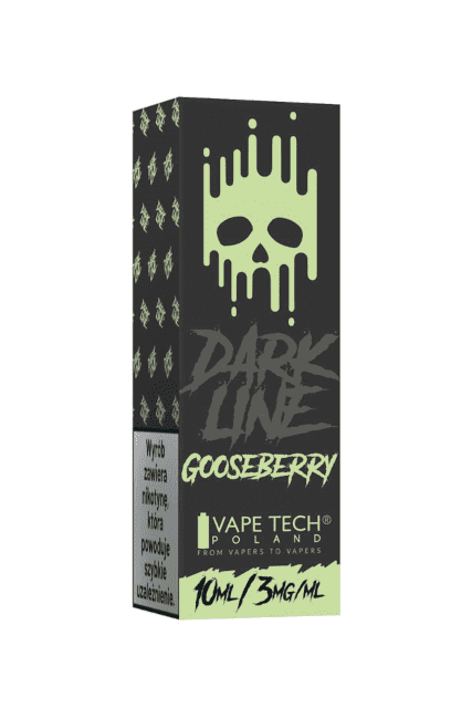 Liquid Dark Line Gooseberry 10ml 3 mg