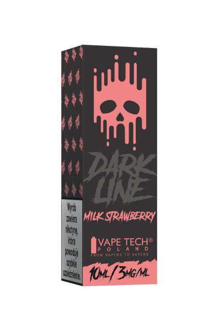 Liquid Dark Line Milk Strawberry 10ml 3 mg