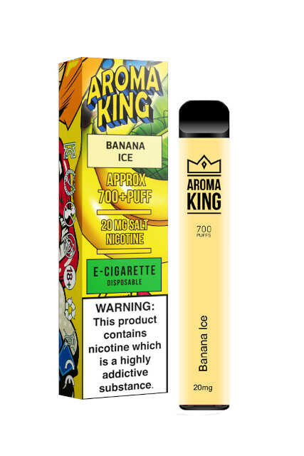 Jednorazowy E-Papieros Aroma King Banana Ice 20mg