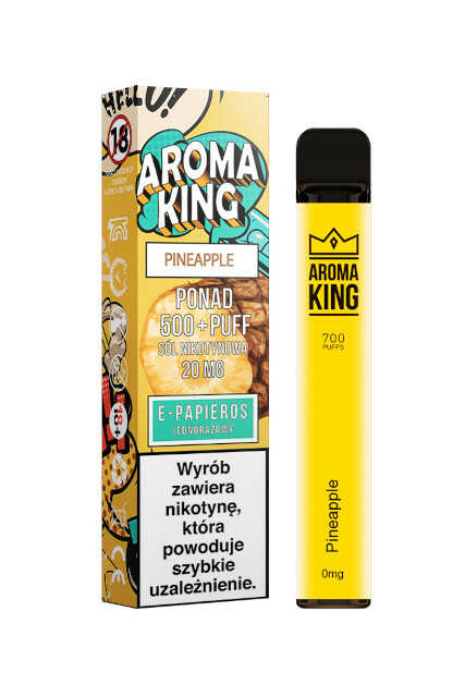 Jednorazowy E-Papieros Aroma King Pineapple 20mg