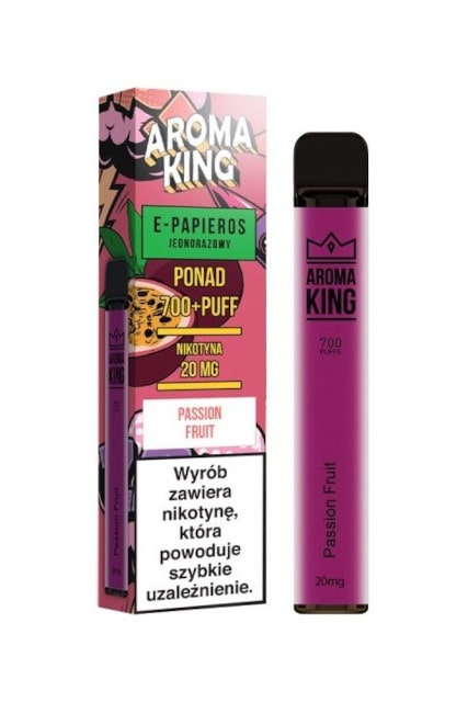 Jednorazowy E-Papieros Aroma King Passion Fruit 20mg