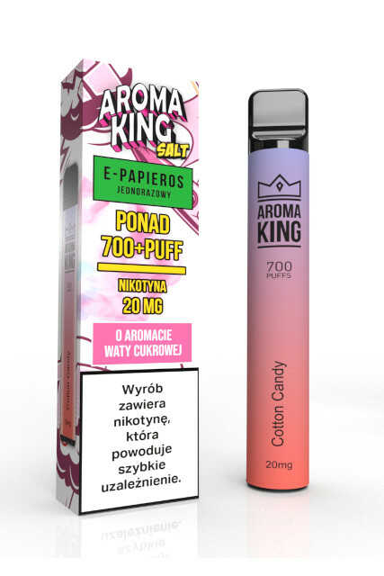 Jednorazowy E-Papieros Aroma King Cotton Candy 20mg