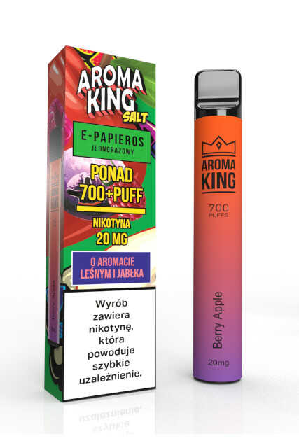 Jednorazowy E-Papieros Aroma King Berry Apple 20mg