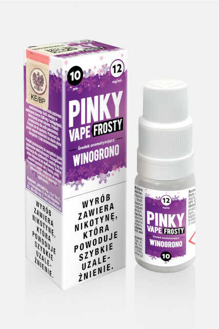 Akcyzowy Liquid Pinky Vape 10ml Frosty Winogrono 12mg