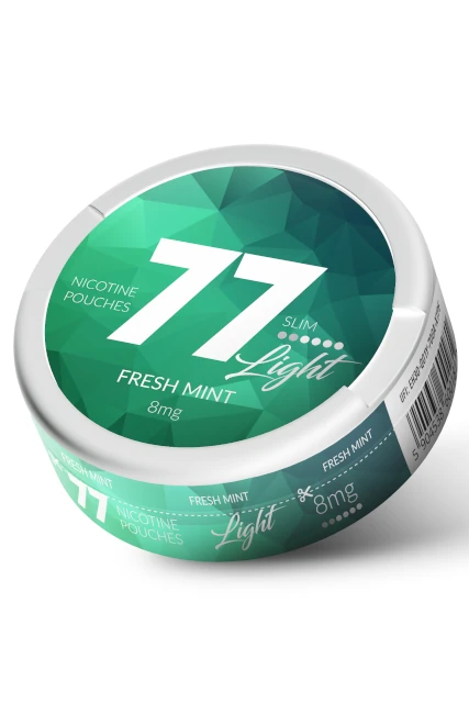 Snus 77 Light 8mg Fresh Mint
