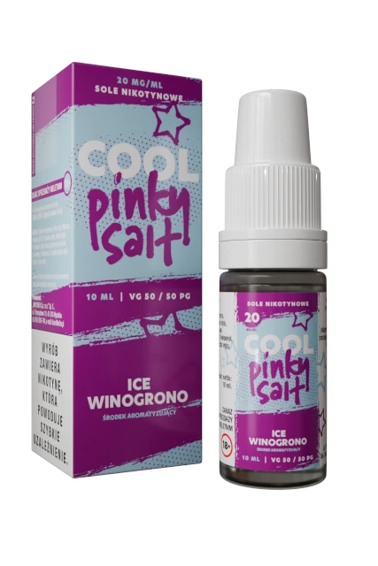 Liquid Pinky Salt Cool Ice Winogrono 10ml 20mg
