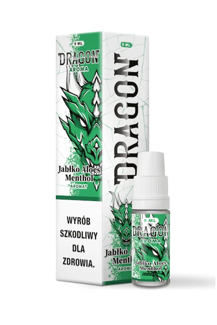 Longfill Dragon 9ml Jabłko Aloes Menthol