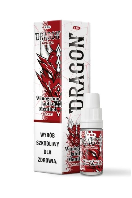 Longfill Dragon 9ml Winogrono Jabłko Menthol