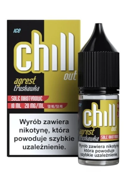 Liquid Chill Out Salts Agrest Truskawka 10ml 20mg