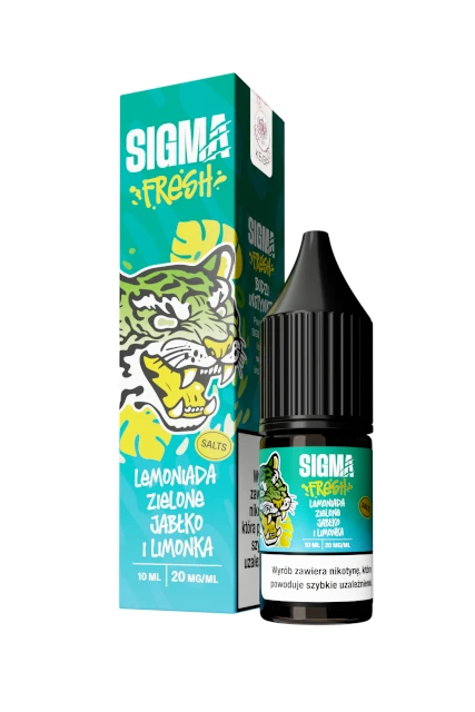 Liquid Sigma Fresh Salt Lemoniada Zielone Jabłko i Limonka 10ml 20mg