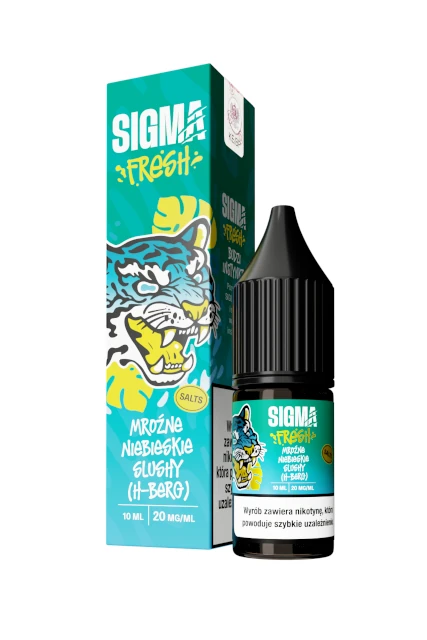 Liquid Sigma Fresh Salt Mrożone Niebieskie Slushy 10ml 20mg