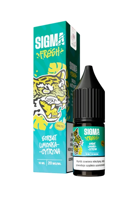 Liquid Sigma Fresh Salt Sorbet Limonka Cytryna 10ml 20mg