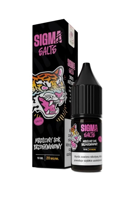 Liquid Sigma Salt Mrożony Sok Brzoskwiniowy 10ml 20mg