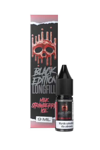 Longfill Dark Line 9ml Black Milk Strawberry Ice