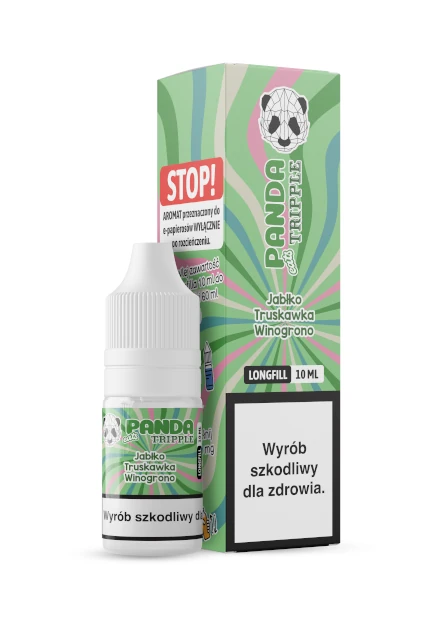 Longfill Panda Tripple Jabłko Truskawka Winogrono 10ml