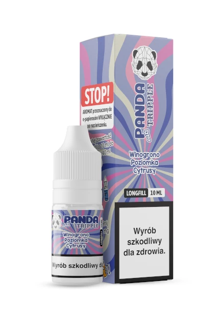 Longfill Panda Tripple Winogrono Poziomka Cytrusy