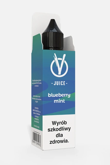 Longfill Vjuice Blueberry Mint 10ml