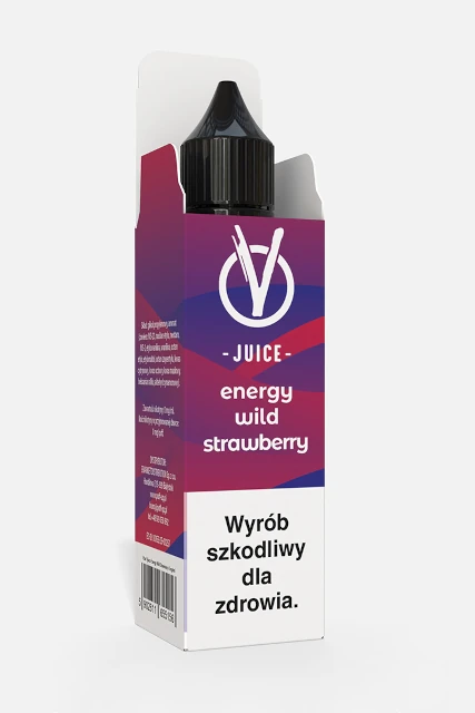 Longfill Vjuice Energy Wild Strawberry 10ml