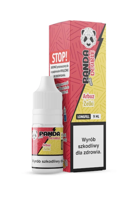 (26) Longfill Panda Double Arbuz Żelki 9ml