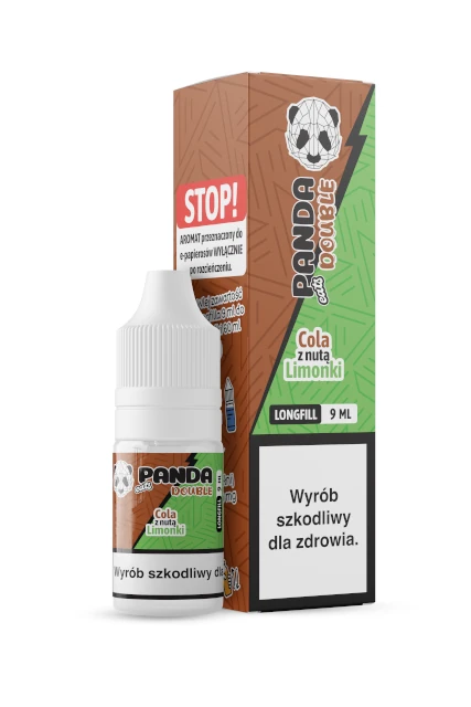 (26) Longfill Panda Double Cola z Nutą Limonki 9ml