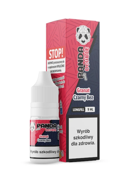 (26) Longfill Panda Double Granat Czarny Bez 9ml