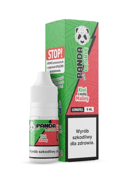 (26) Longfill Panda Double Kiwi z Nuta Maliny 9ml