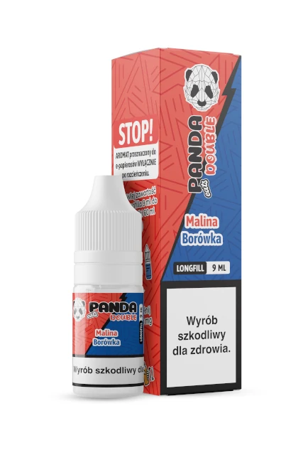 (26) Longfill Panda Double Malina Borówka 9ml