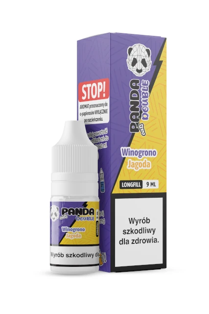 Longfill Panda Double Winogrono Jagoda 9ml