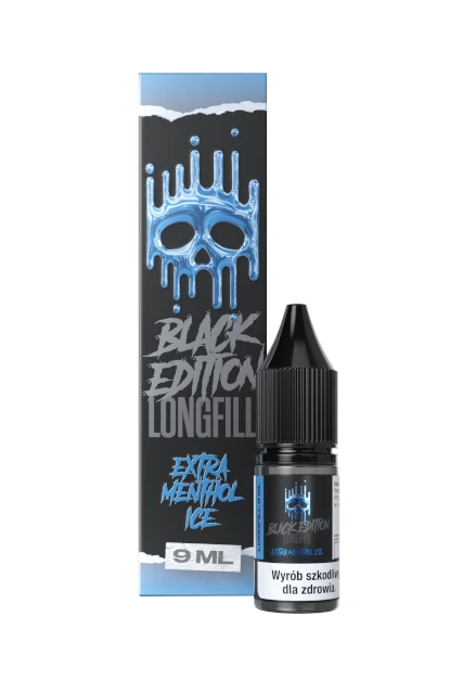 Longfill Dark Line 9ml Black Extra Menthol Ice