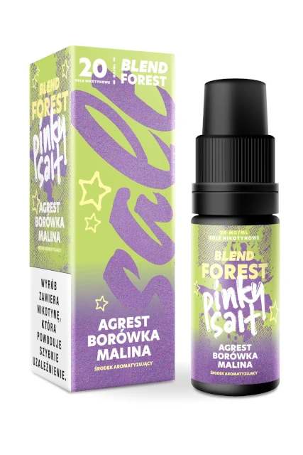 Liquid Pinky Salt Agrest Borówka Malina 10ml 20mg