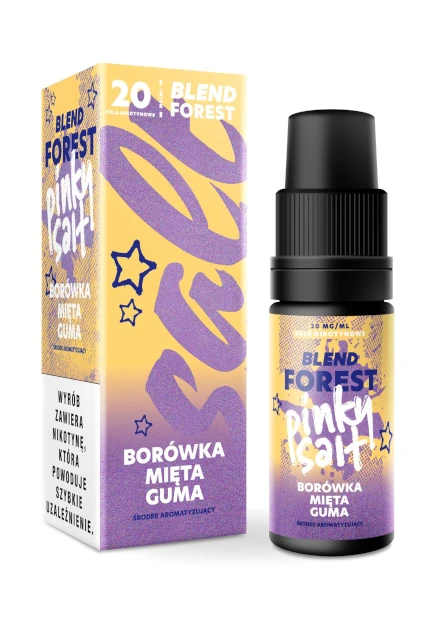Liquid Pinky Salt Borówka Mięta Guma 10ml 20mg